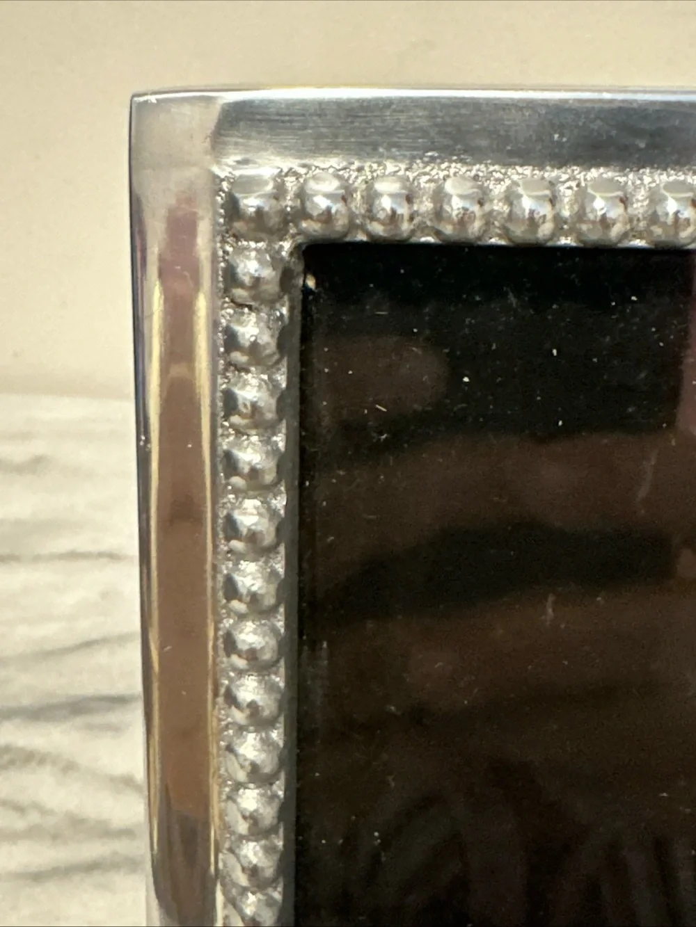Mariposa “To Have and To Hold “ Silver Beaded Photo Frame 4x6”